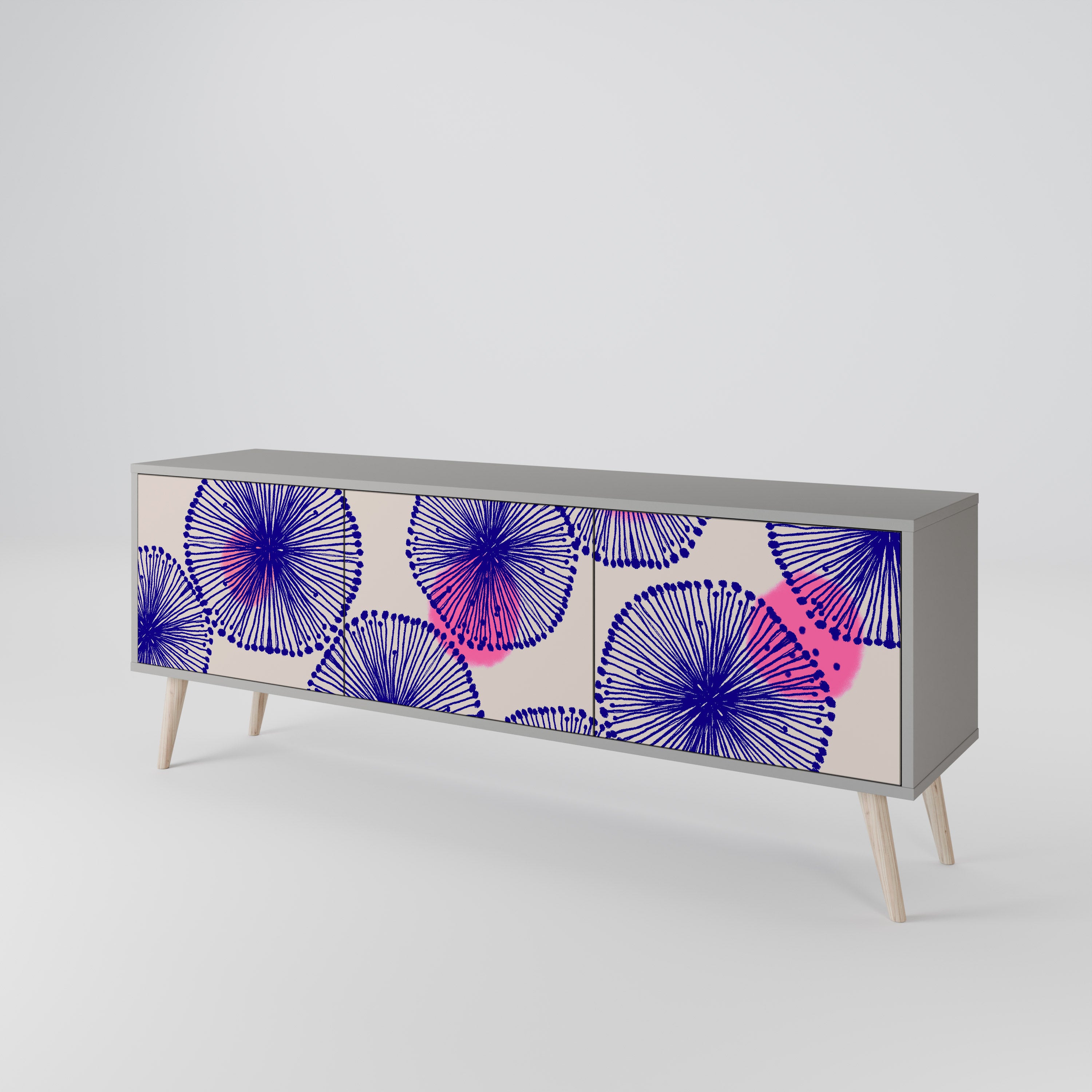 MAGIC NATURE 3-Door TV Cabinet