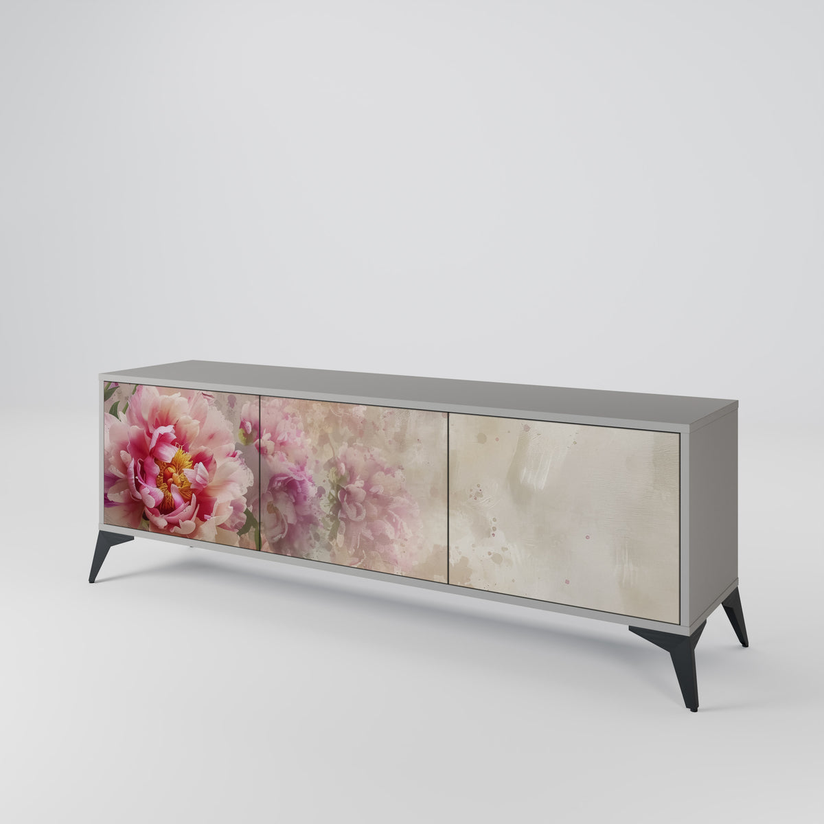 PEONY WHISPER TV-bänk med 3 dörrar