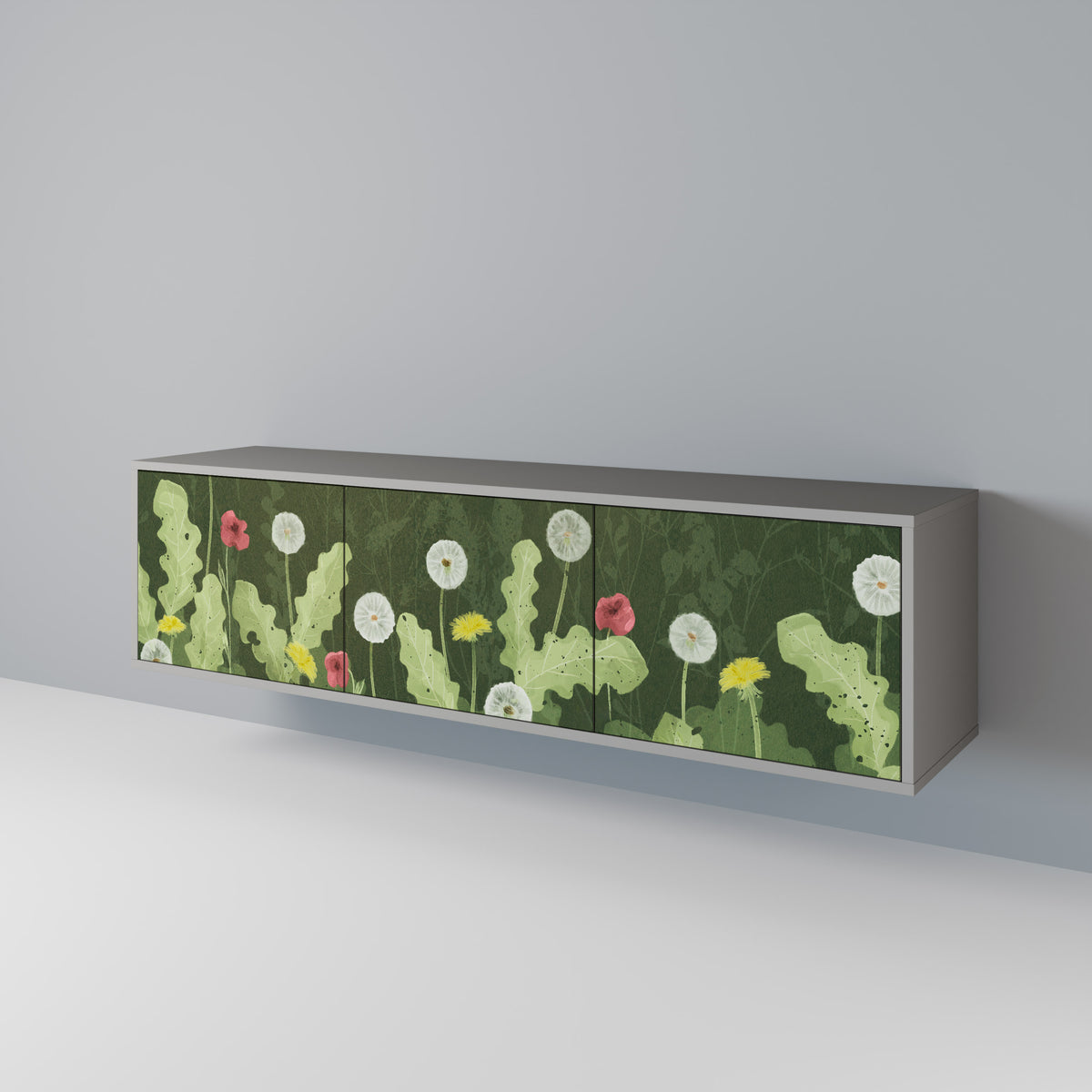DANDELION AMUSE TV-bänk med 3 dörrar