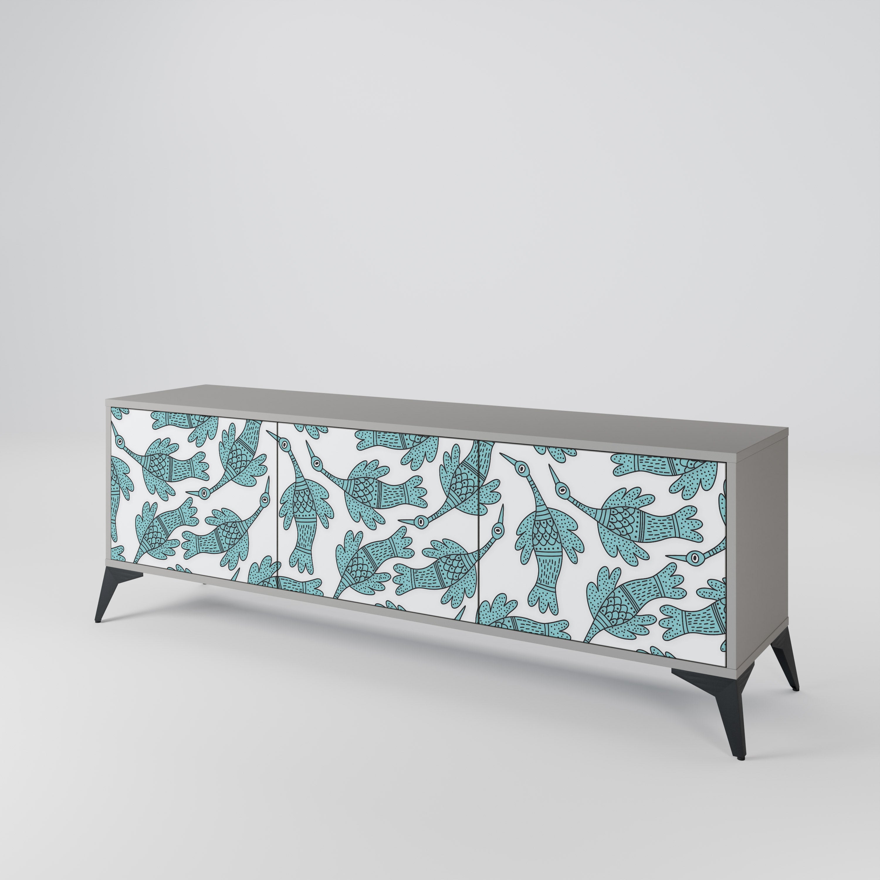 WATERSPOUT SONGIBIRD 3-Door TV Cabinet