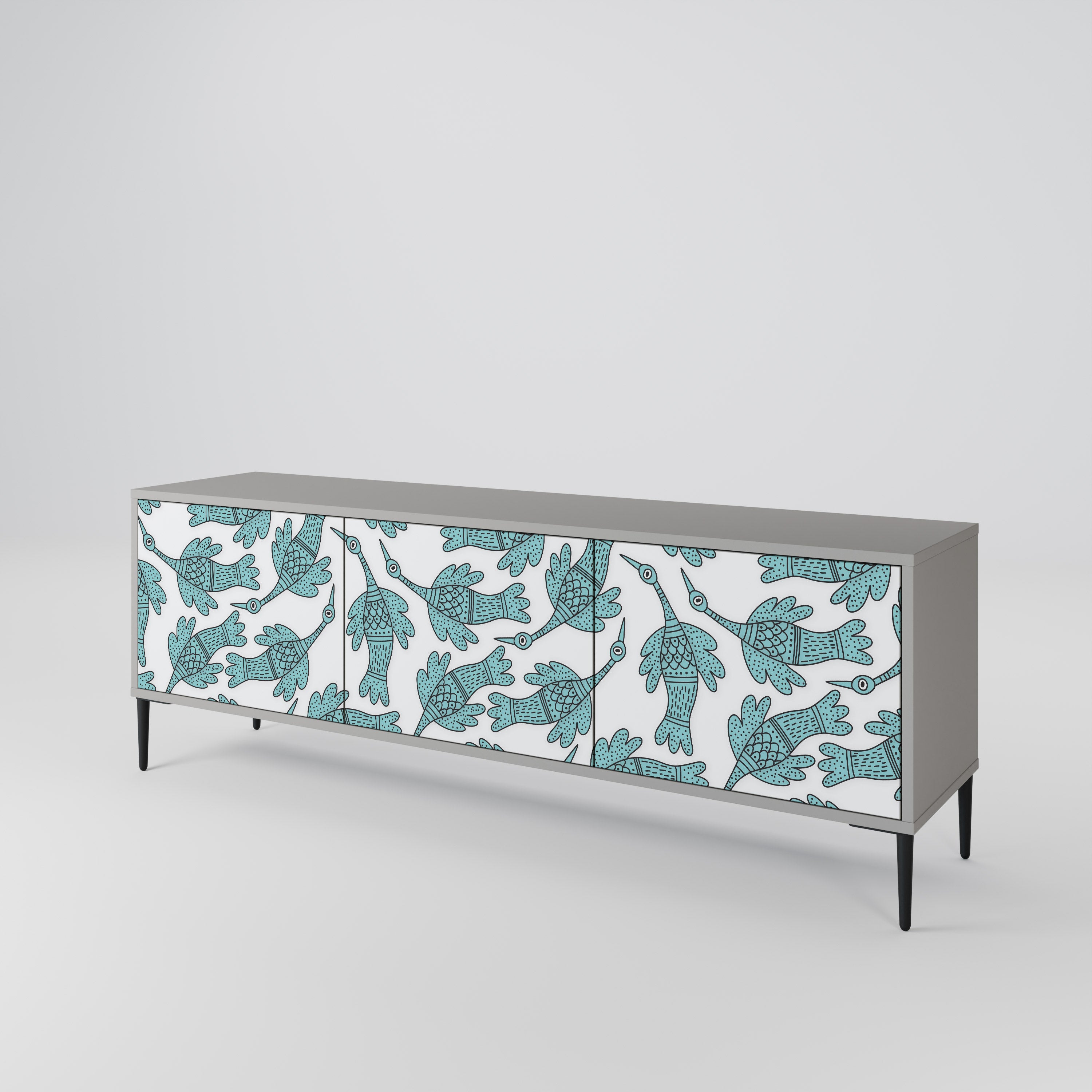 WATERSPOUT SONGIBIRD 3-Door TV Cabinet