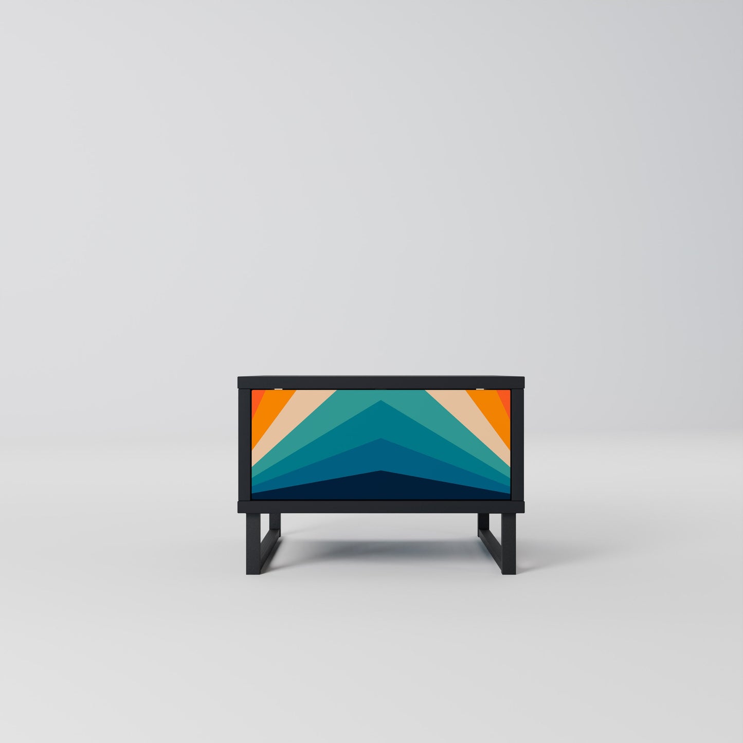 PRISM CONCUSSION Nattduksbord i svart finish