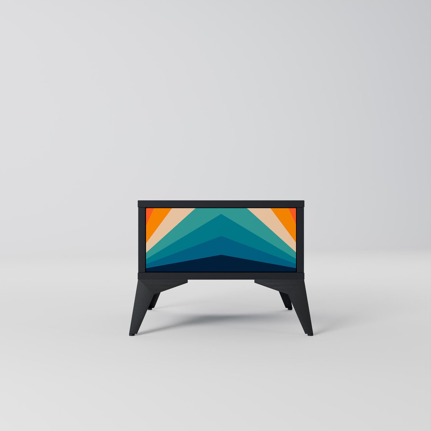 PRISM CONCUSSION Nattduksbord i svart finish
