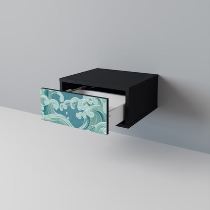 ASIAN SWAY nattduksbord i svart finish