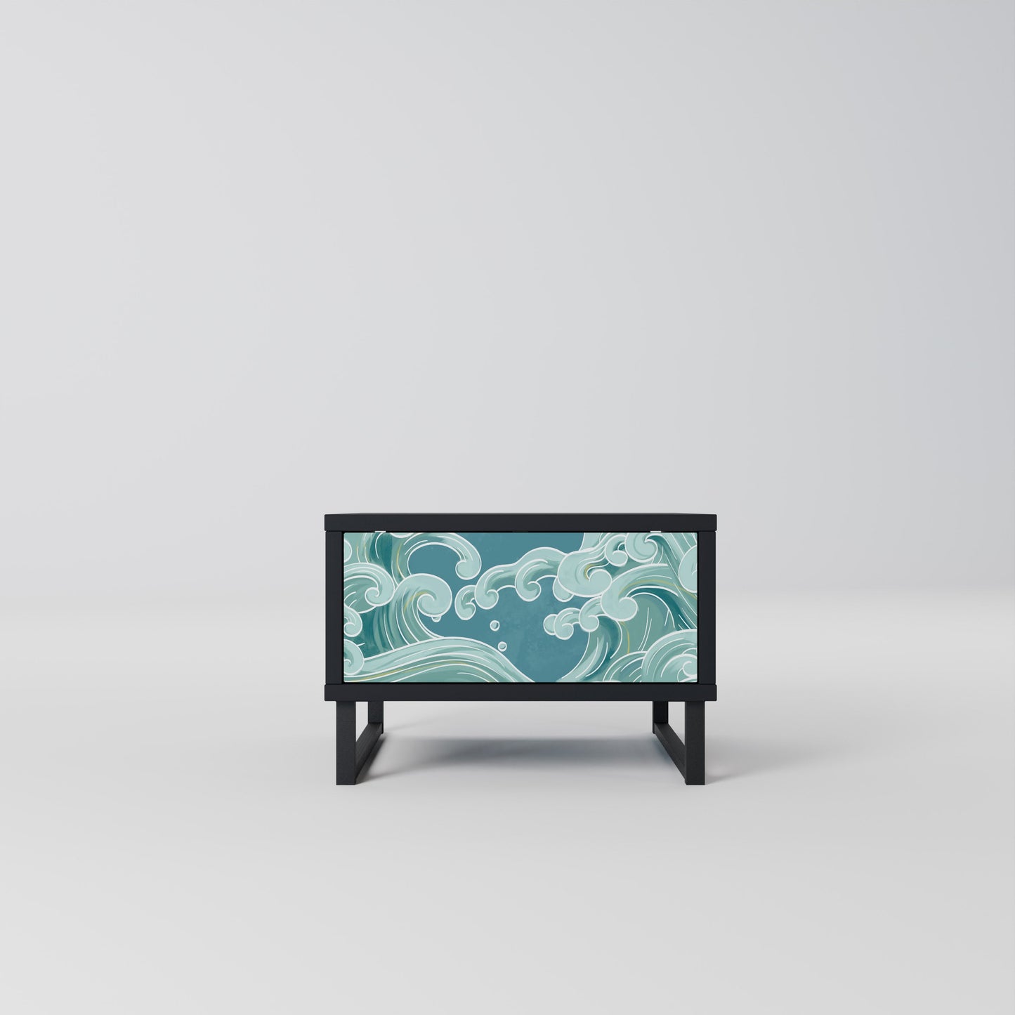 ASIAN SWAY nattduksbord i svart finish