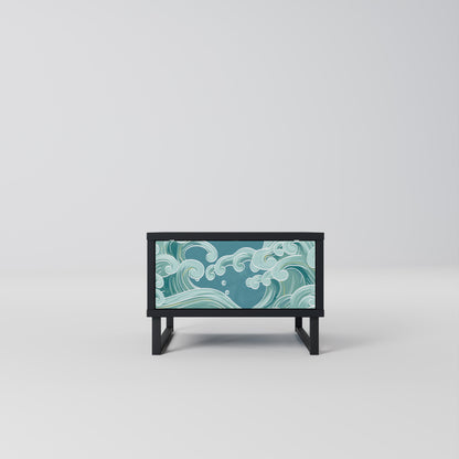 ASIAN SWAY nattduksbord i svart finish