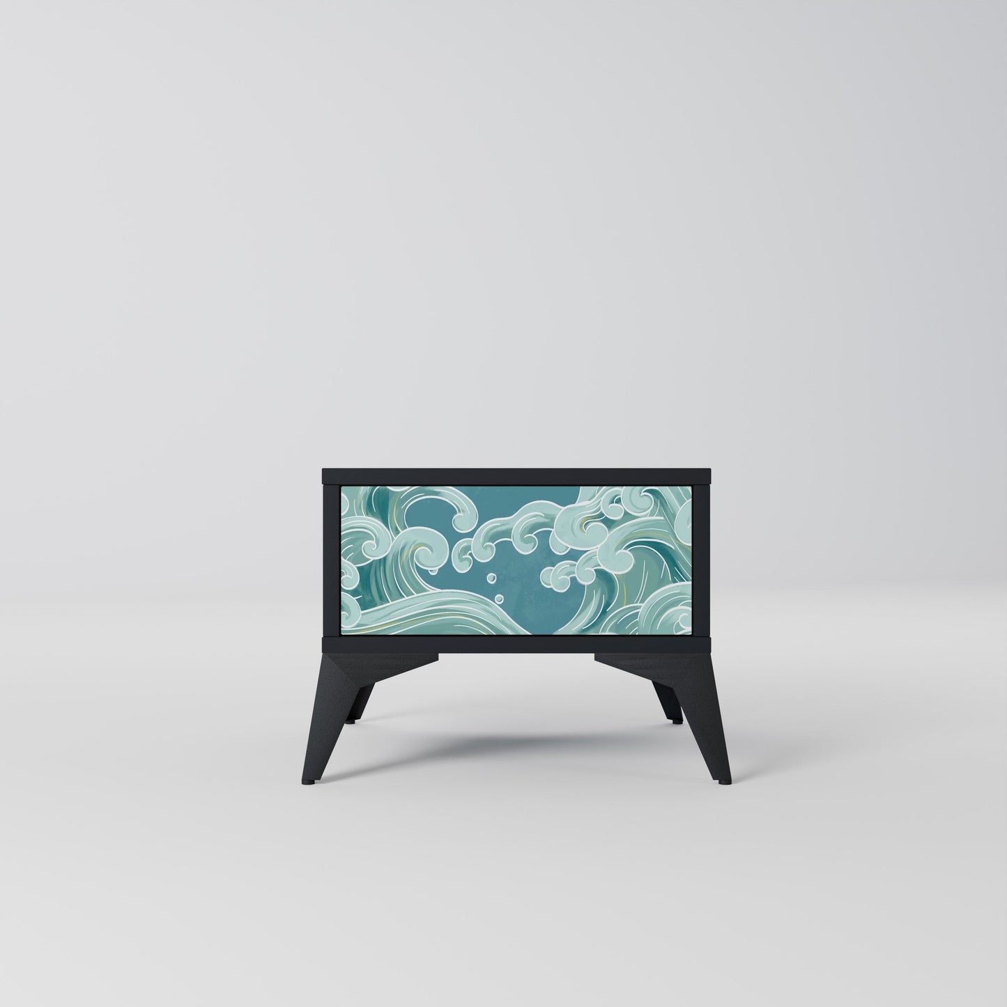 ASIAN SWAY nattduksbord i svart finish
