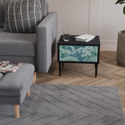 ASIAN SWAY nattduksbord i svart finish