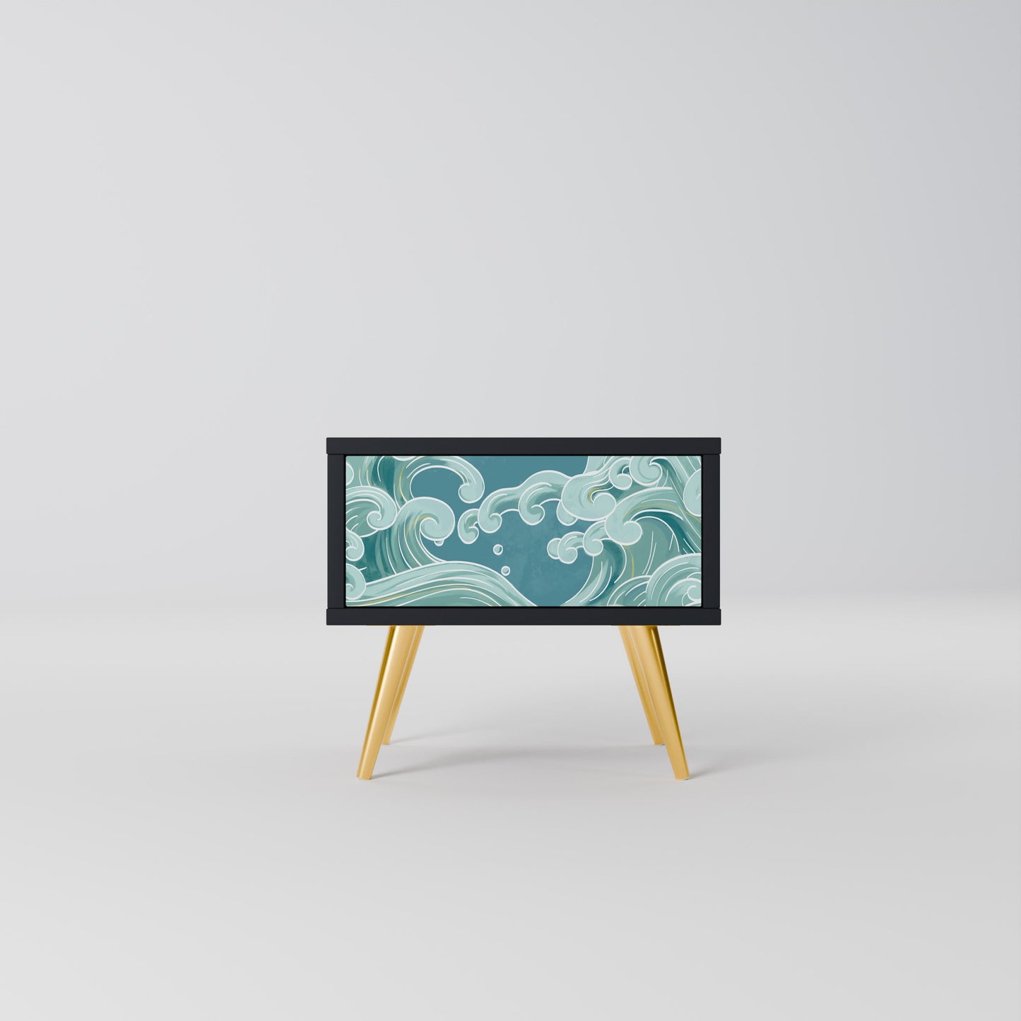 ASIAN SWAY nattduksbord i svart finish