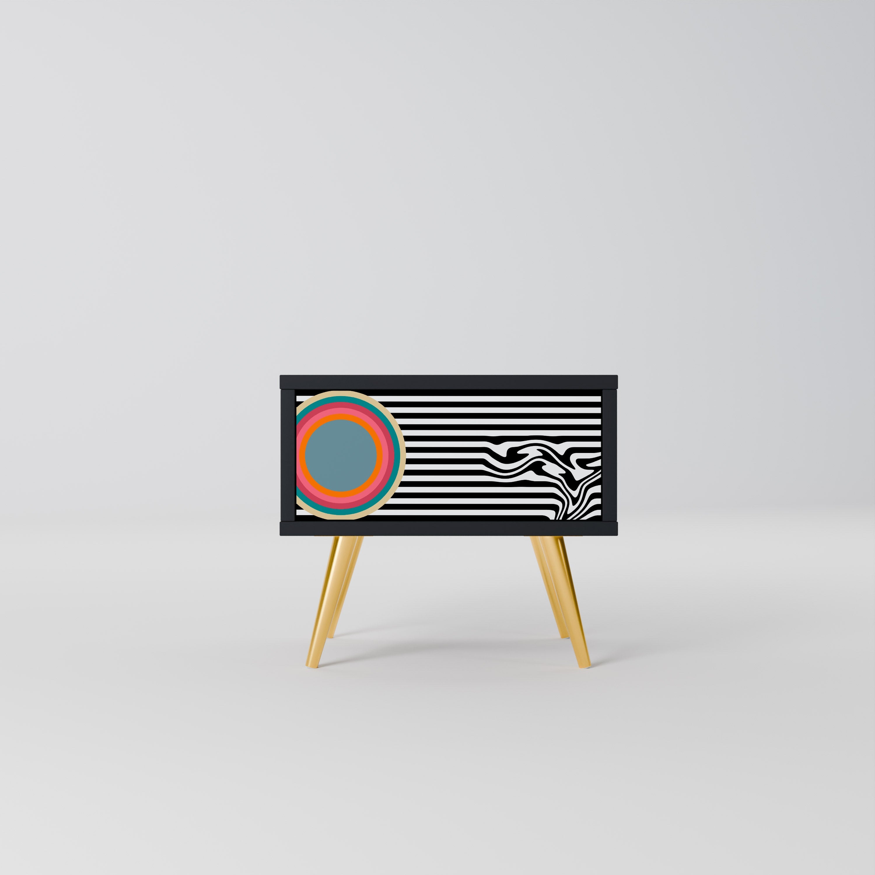 SPECTRA SHOWCASE Nattduksbord i svart finish