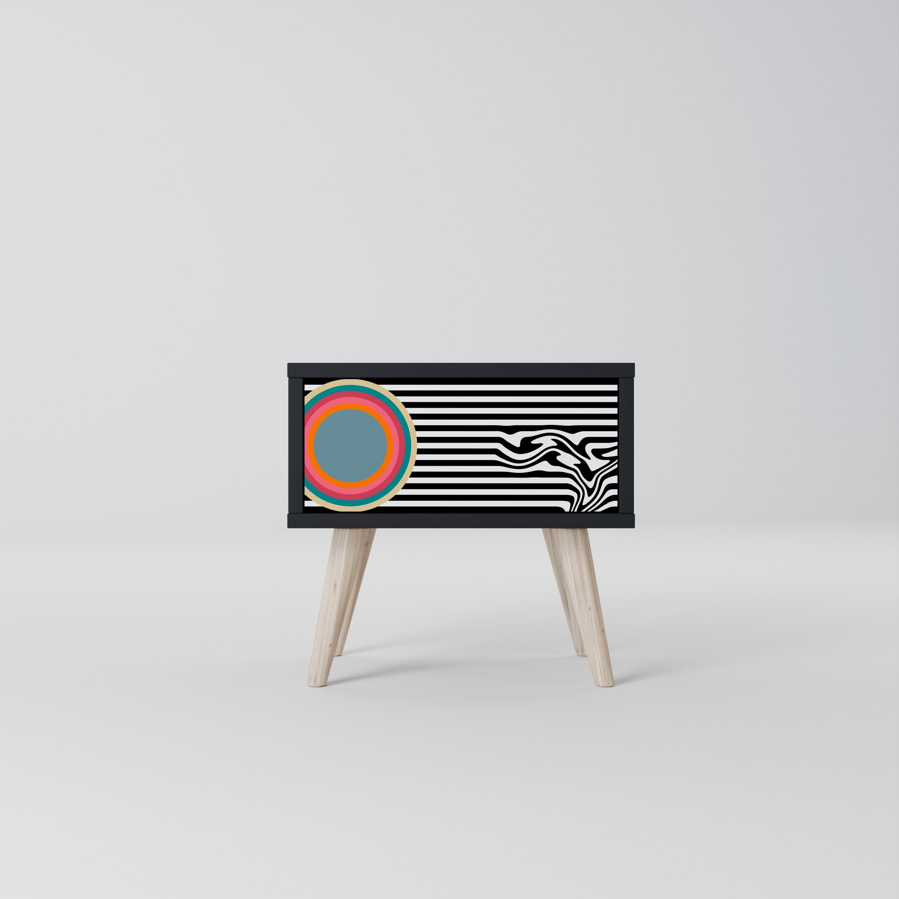SPECTRA SHOWCASE Nattduksbord i svart finish