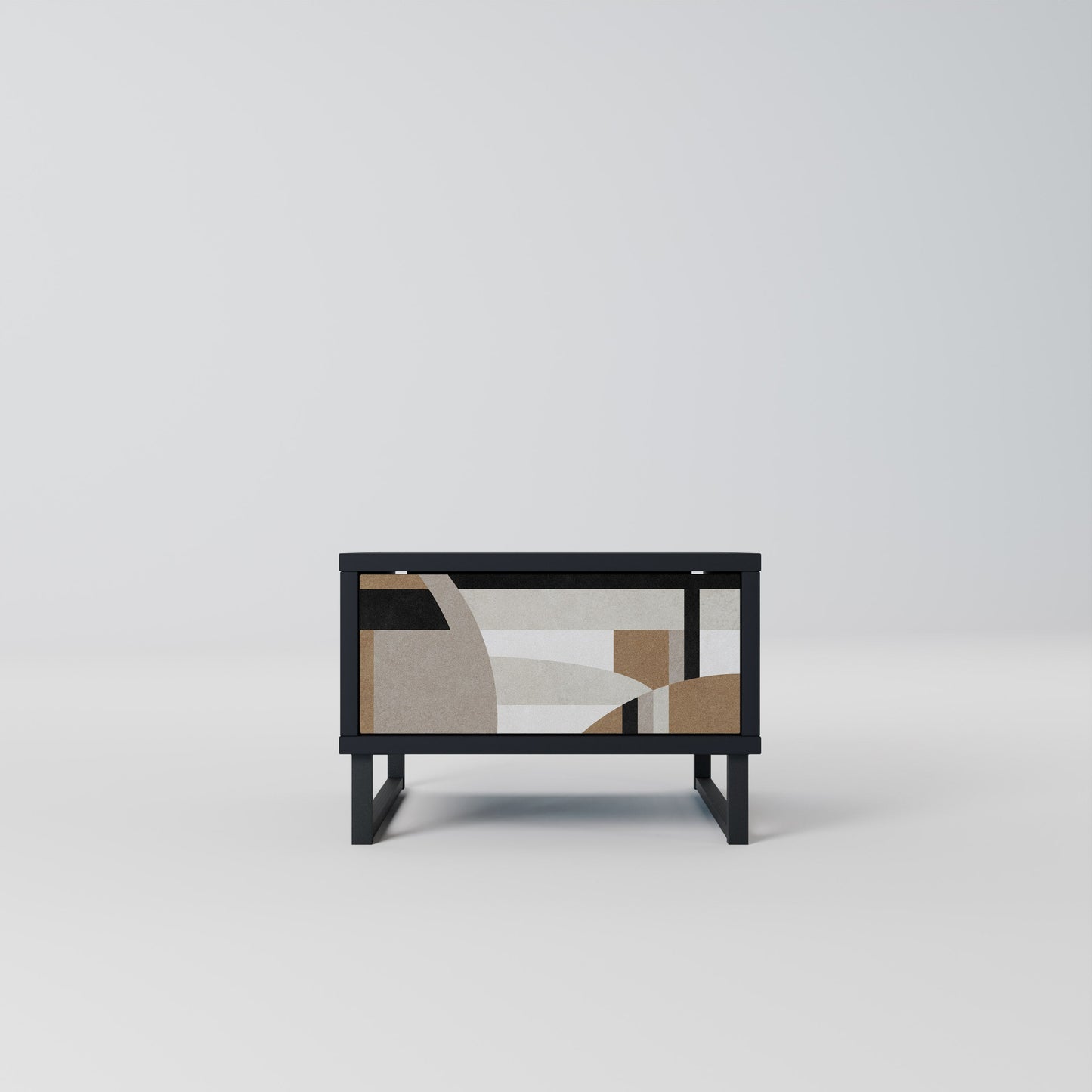 DELICATE MEMMENTO Nattduksbord i svart finish