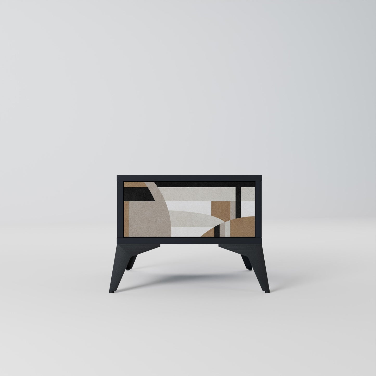 DELICATE MEMMENTO Nattduksbord i svart finish