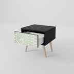 HELIX DANCE Nightstand in Black Finish