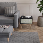 HELIX DANCE Nightstand in Black Finish