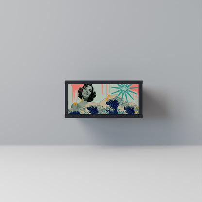 KANAGAWA BEAUTY Nattduksbord i svart finish