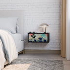 KANAGAWA BEAUTY Nightstand in Black Finish