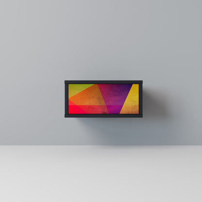 VIVID GEOMETRIE Nattduksbord i svart finish