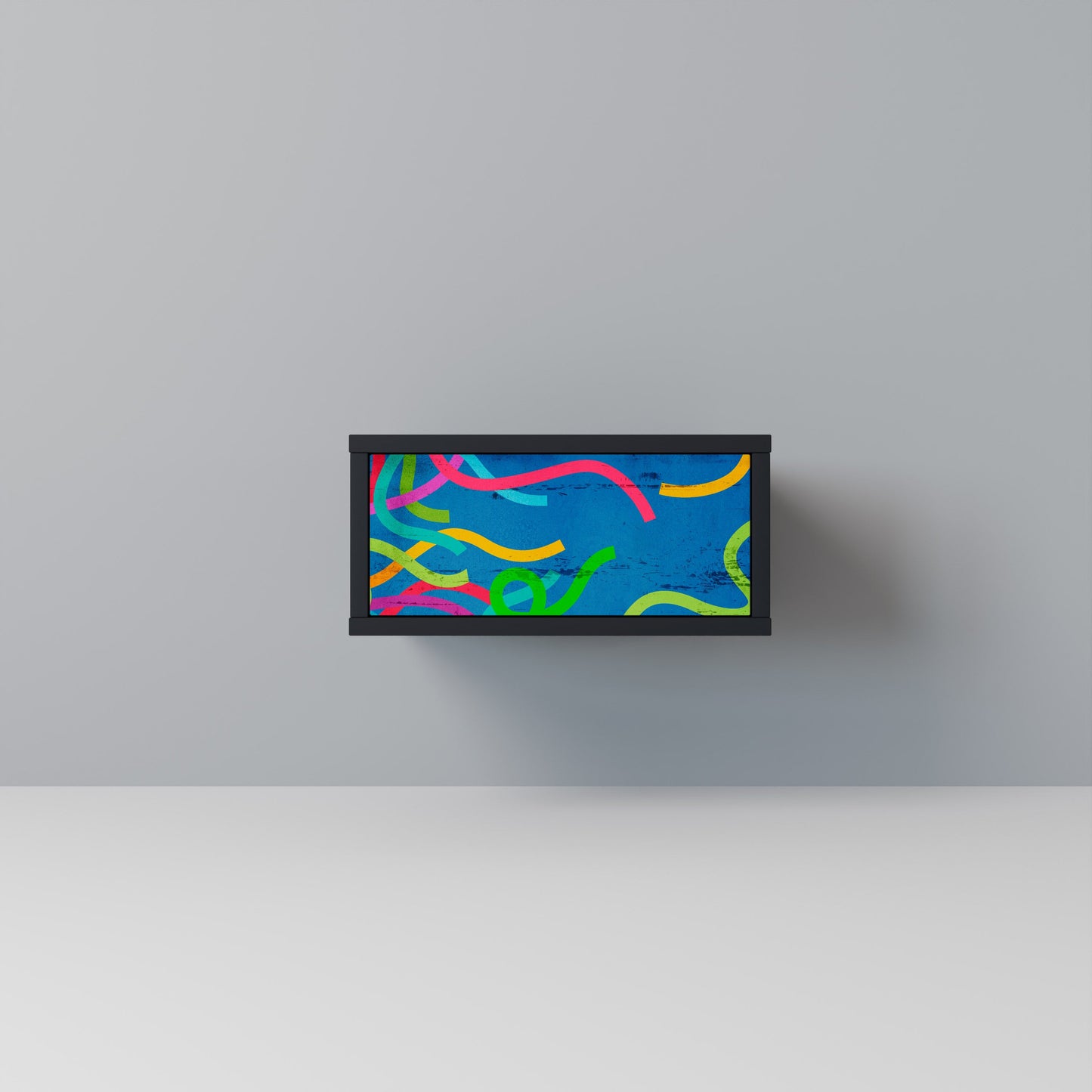 STREAMER TANGLE Nattduksbord i svart finish