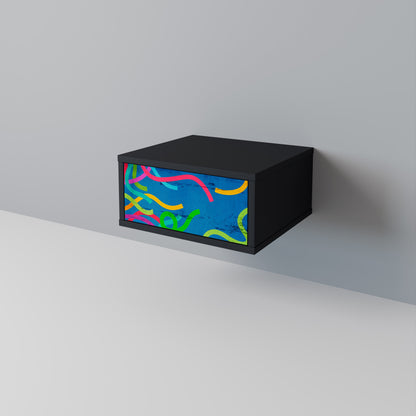 STREAMER TANGLE Nattduksbord i svart finish