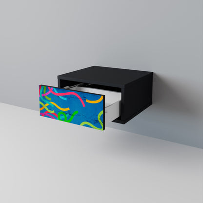 STREAMER TANGLE Nattduksbord i svart finish
