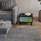 IRREGULAR BLUE Nightstand in Black Finish