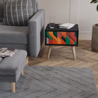 MAKESHIFFT ARTISTRY Nattduksbord i svart finish