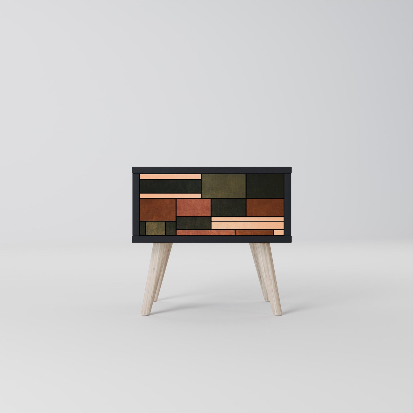 FIGURES OF NATURE Nattduksbord i svart finish