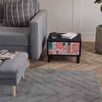 GOSSAMER ECHOES Nightstand in Black Finish