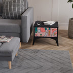 GOSSAMER ECHOES Nightstand in Black Finish