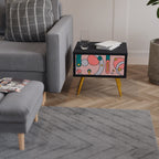 GOSSAMER ECHOES Nightstand in Black Finish