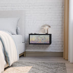 MOSAIC OF COLORS Nattduksbord i svart finish