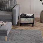 MOSAIC OF COLORS Nattduksbord i svart finish