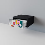 COOL STORY Nattduksbord i svart finish