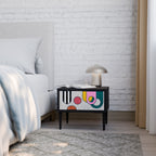 COOL STORY Nattduksbord i svart finish