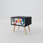 COOL STORY Nattduksbord i svart finish