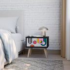 COOL STORY Nattduksbord i svart finish