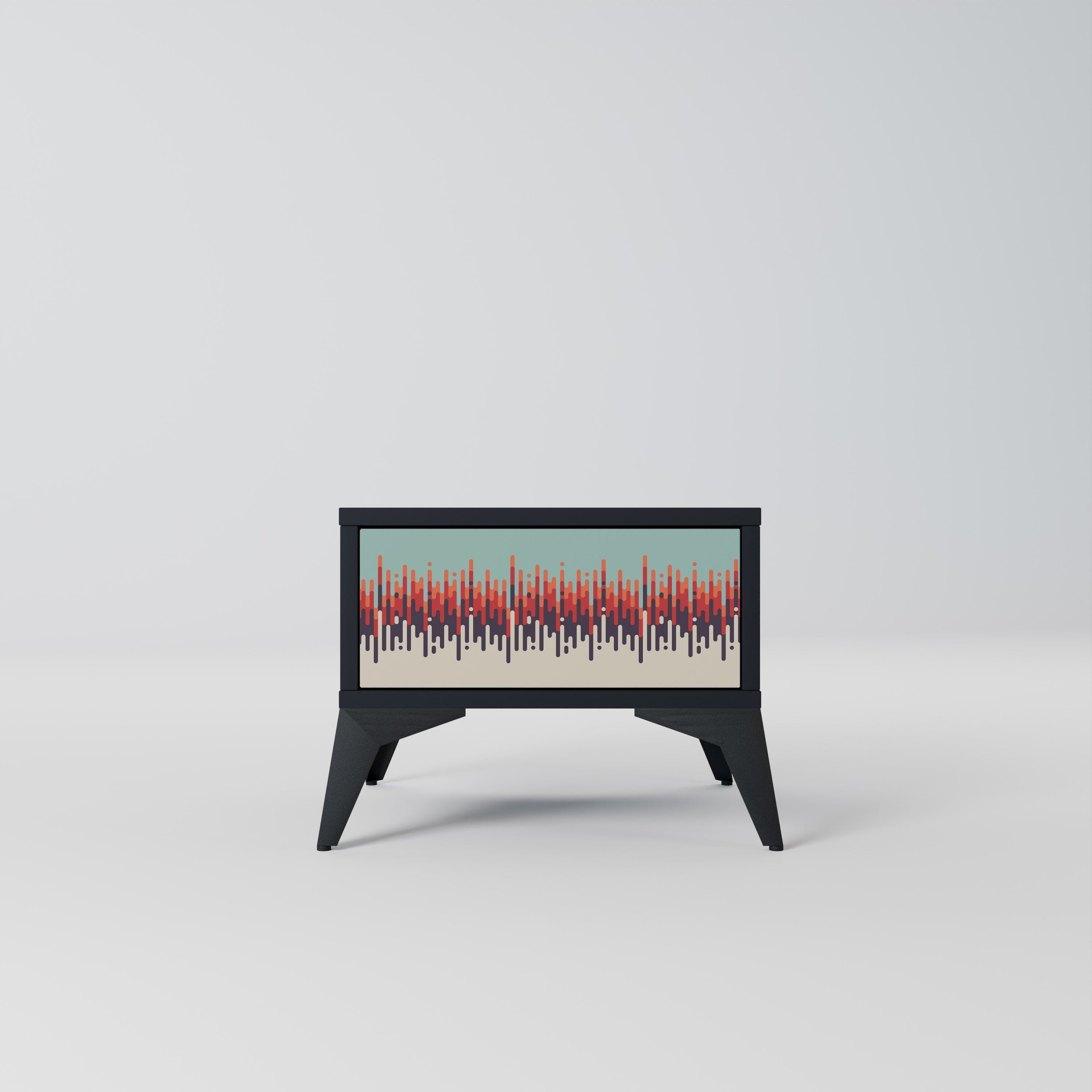 CHROMA CONTOURS Nattduksbord i svart finish
