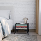 CHROMA CONTOURS Nightstand in Black Finish