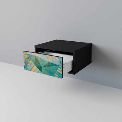 SPECTRUM SPLENDOR nattduksbord i svart finish