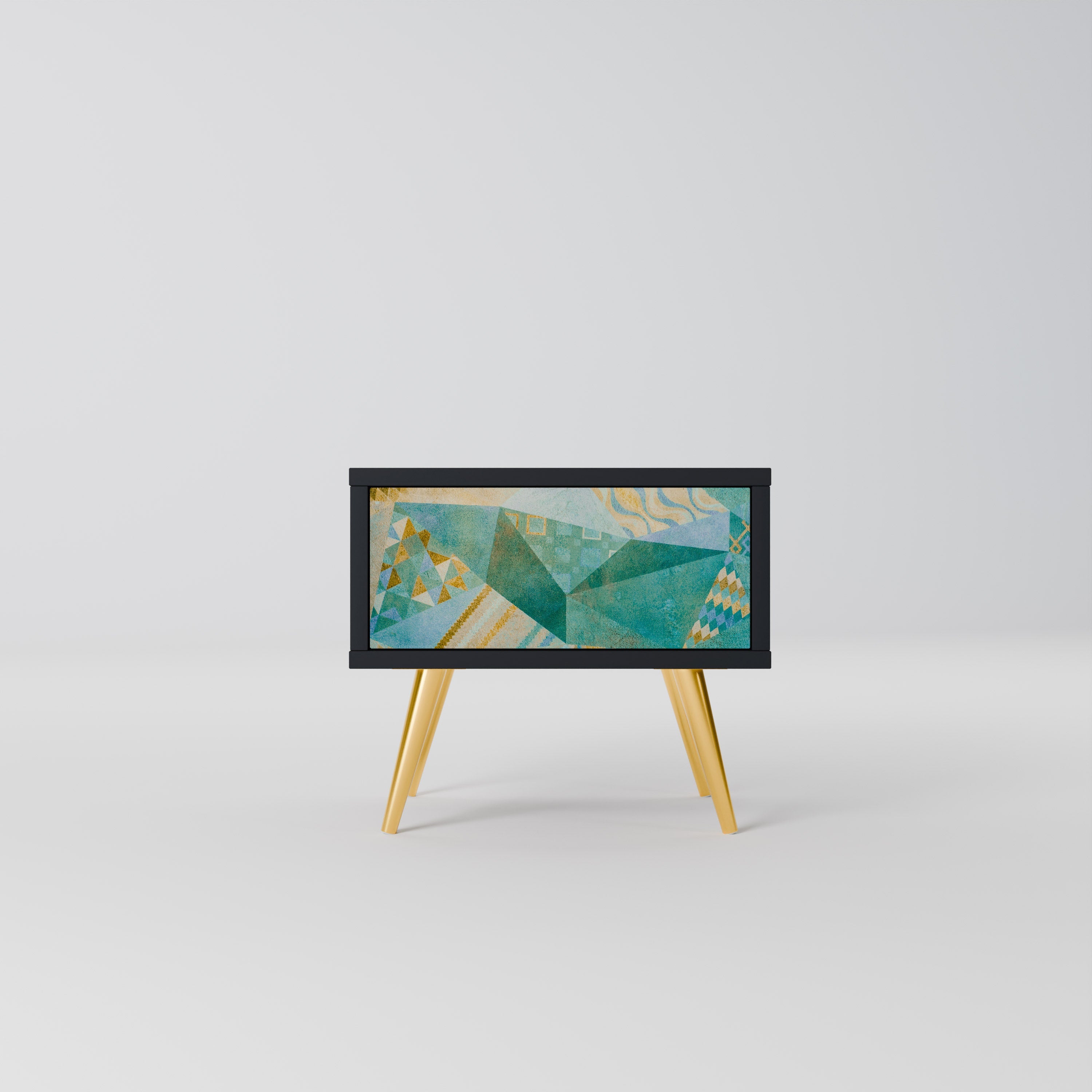 SPECTRUM SPLENDOR nattduksbord i svart finish