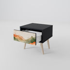 Nattduksbord i svart finish från Watercolour Peaks