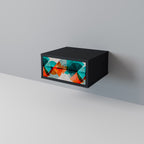 Circular Rhapsody nattduksbord i svart finish