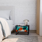 Circular Rhapsody nattduksbord i svart finish