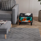 Circular Rhapsody nattduksbord i svart finish