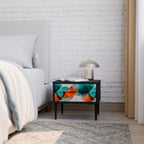 Circular Rhapsody nattduksbord i svart finish