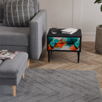 Circular Rhapsody nattduksbord i svart finish