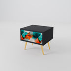 Circular Rhapsody nattduksbord i svart finish