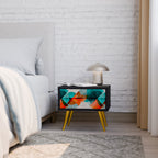 Circular Rhapsody nattduksbord i svart finish