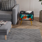 Circular Rhapsody nattduksbord i svart finish